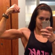 Teen muscle girl Fitness girl Natalia